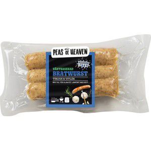 Perfect Bratwurst Vegan 210g Peas of Heaven product image