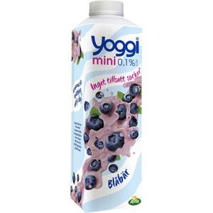Yoghurt Mini Blåbär Laktosfri 1l Yoggi product image