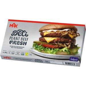Burgare Delifresh Plant Beef 4-p 90g Max product image