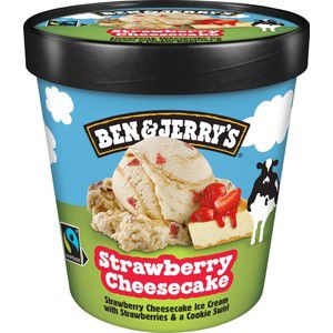 Glass Strawberry Cheesecake 465ml Ben & Jerrys product image