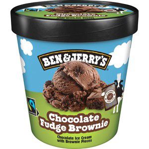 Glass Chocolate Fudge Brownie 465ml Ben & Jerrys product image