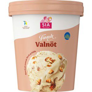 Gräddglass Vår finaste Valnöt 500ml SIA Glass product image
