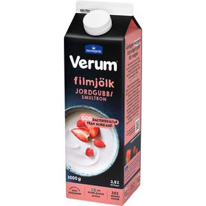 Hälsofil Jordgubb/Smultron 3,5% 1000g Verum product image