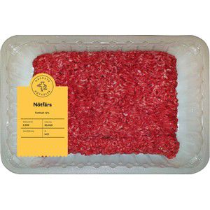 Nötfärs 1kg Fetthalt 12% Hacksta Köttdisk product image