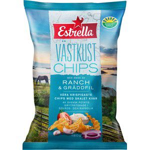 Västkustchips Ranch & Gräddfil product image