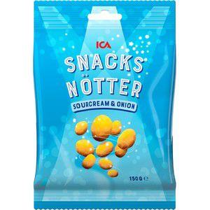 Nötter Sourcream & Onion 150g ICA product image