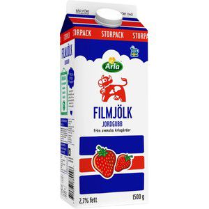 Filmjölk 2,7% Jordgubb 1,5l Arla Ko product image