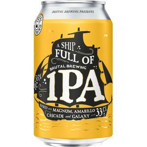 A Ship Full Of IPA 3,5% 33cl Brutal Brewing product image