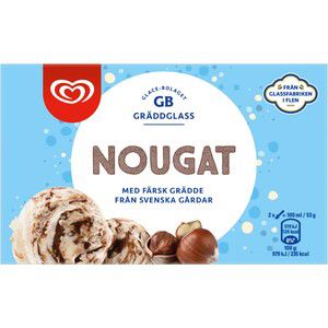 Glass Nougat 500ml GB Gräddglass product image