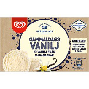 Glass Gammeldags Vanilj 500ml GB Gräddglass product image