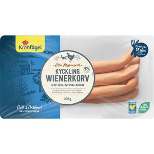 Wienerkorv Kyckling 300g Kronfågel product image