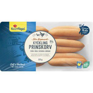Prinskorv Kyckling 325g Kronfågel product image
