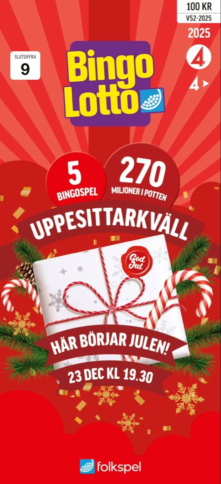 Bingolotto Uppesittarkvällen product image