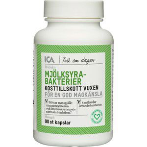 Mjölksyrabakterier Vuxen 90-p ICA Hjärtat product image