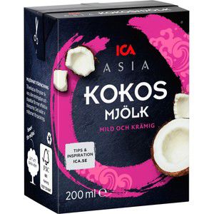 Kokosmjölk 200ml ICA Asia product image