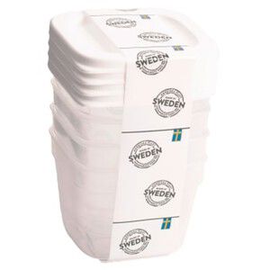 Förvaringsburk 9 cl 4-p Nordiska Plast product image