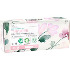 Tamponger Super 16-p ICA Hjärtat product image