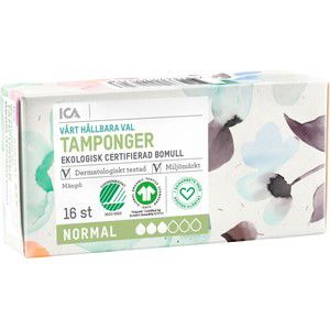 Tamponger Normal 16-p ICA Hjärtat product image
