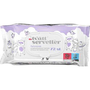 Tvättservetter Baby Parfymerad 72-p ICA product image