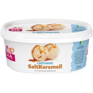 Gräddglass Salt Karamell Laktosfri 750ml Sia Glass product image