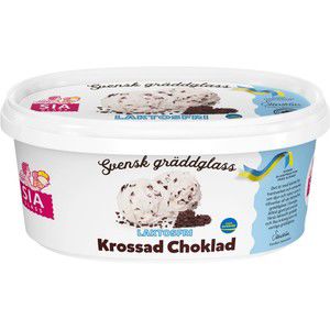 Gräddglass Krossad Choklad Laktosfri 750ml Sia Glass product image