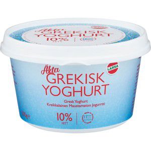 Grekisk Yoghurt 10% 500g Larsa Foods product image