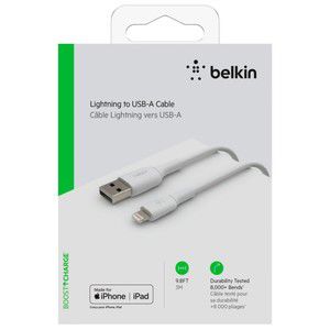 Lightningkabel Vit 3m Belkin product image