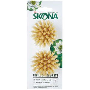 Diskborste Refill Trä 2-p ICA Skona product image