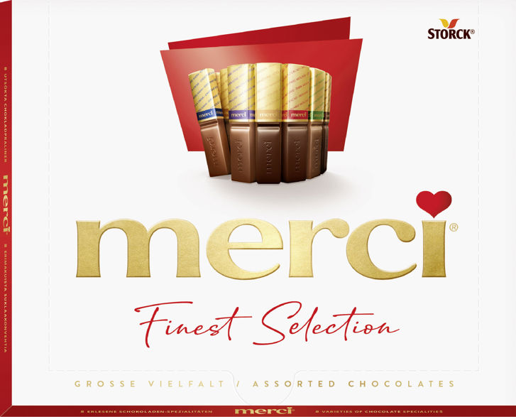 Merci Finest Selection Röd Chokladask product image