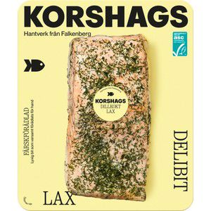 Kokt Laxfilé med Dill ASC 300g Korhags product image
