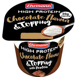 Proteinpudding Choklad med Topping 200g Ehrmann product image