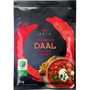 Kryddmix Daal 33g ICA Asia product image