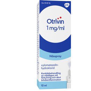 Nässpray Otrivin 1mg/ml 10ml product image