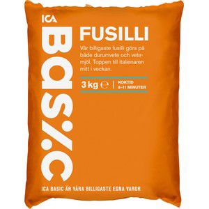 Fusilli 3 kg ICA Basic product image