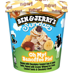 Bananglass Oh My Banoffee Pie 257ml Ben & Jerrys product image
