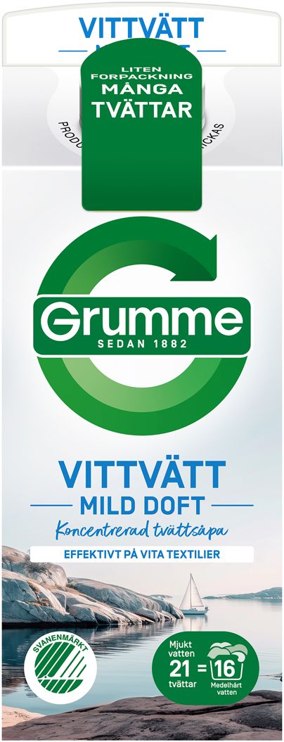 Tvättmedel Flytande Vittvätt 750ml Grumme product image