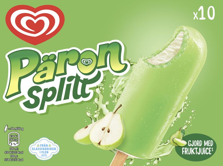 Päronsplitt 10-p 540ml  GB Glace product image