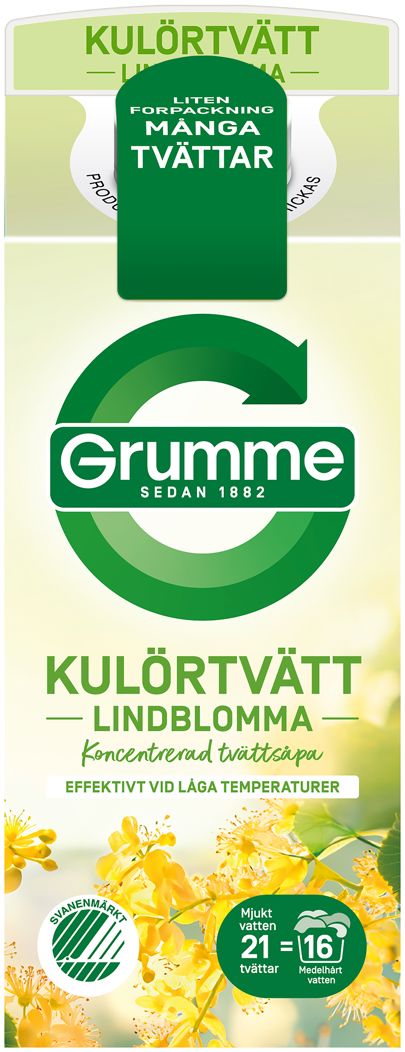 Tvättmedel Flytande Kulörtvätt Lindblomma 750ml Grumme product image