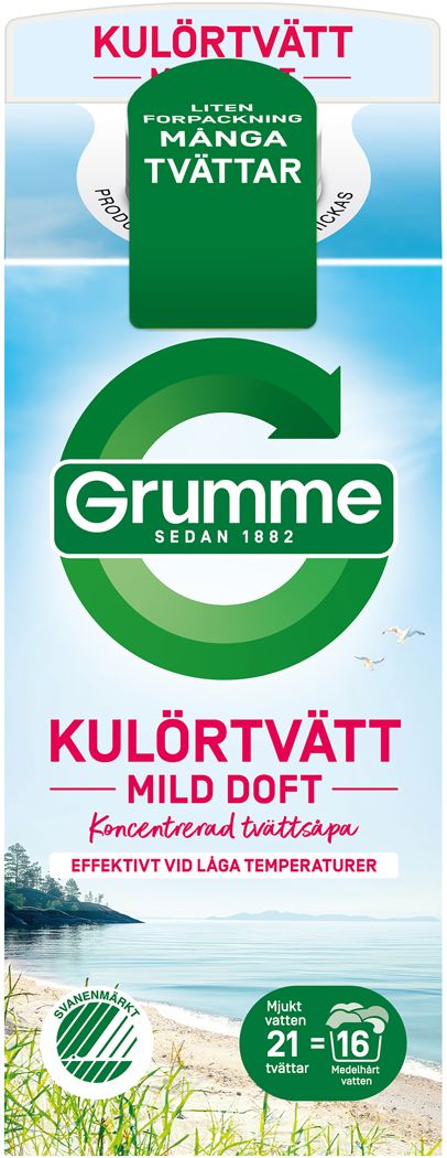 Tvättmedel Flytande Kulörtvätt 750ml Grumme product image