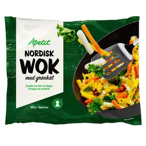 Nordisk wok med grönkål 500g Apetit product image