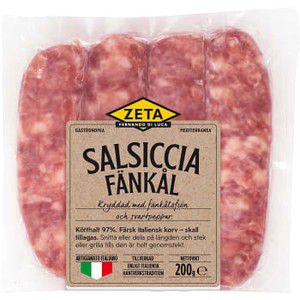Salsiccia Fänkål  200g Zeta product image