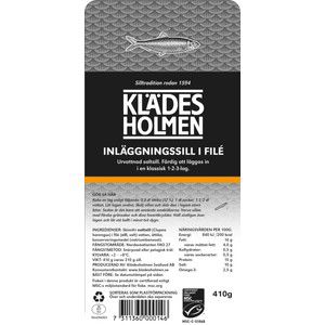 Inläggningssill 390g Klädesholmen product image