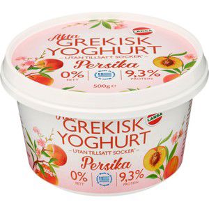 Äkta Grekisk Yoghurt 0% Persika product image