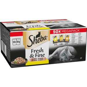 Kattmat Fresh & Fine  i sås 50x50g Sheba product image