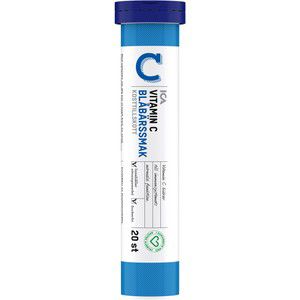 C-Vitamin Blåbär Brustablett 20-p ICA Hjärtat product image