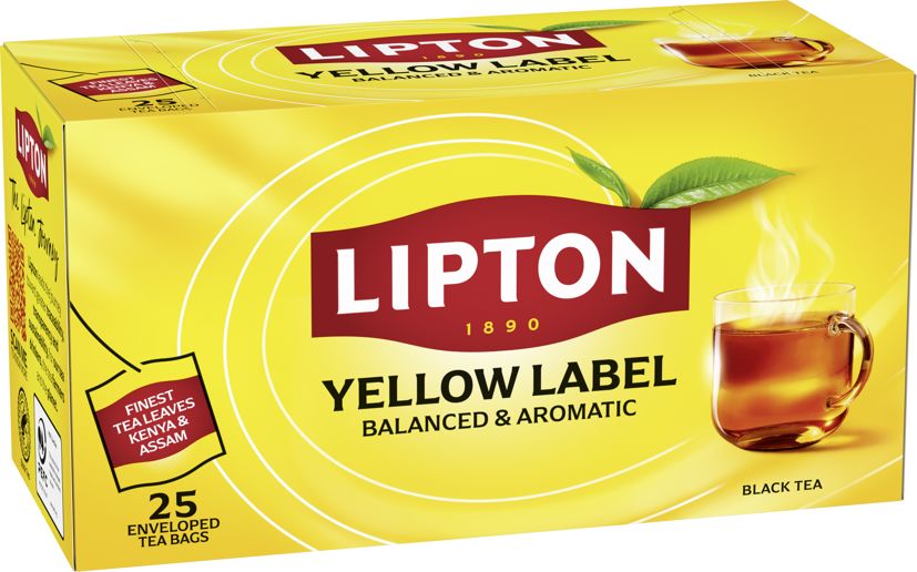 Svart Te Yellow Label 25-p Lipton product image