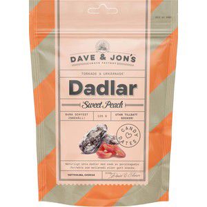 Dadlar Sweet Peach 125g Dave & Jon's product image