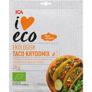 Taco Kryddmix Ekologisk 28g ICA I love eco product image