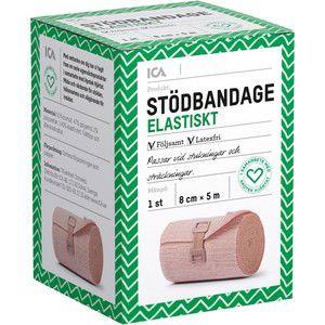Stödbandage Elastiskt 8cm x 5m 1-p ICA Hjärtat product image