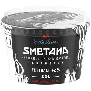 Smetana 42% Laktosfri 2dl ICA Selection product image